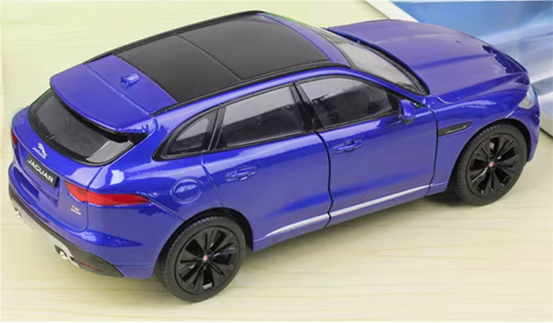 1:24 JAGUAR F-pace SUV  Blue  WELLY  DIECAST Car Model