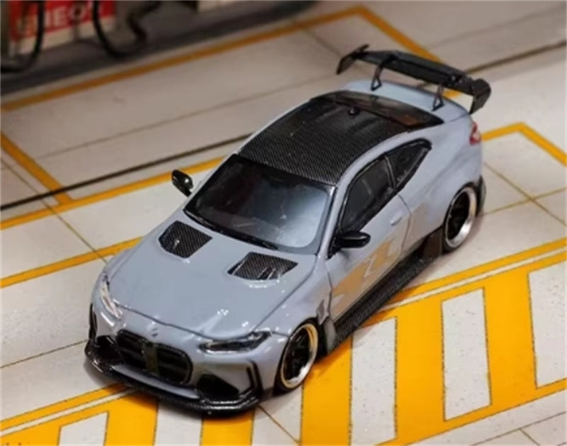 1:64 BMW G82 M4 Adro Body Kit Widebody Brooklyn Grey SW DIECAST Limited Edition 500pcs ONLY Model