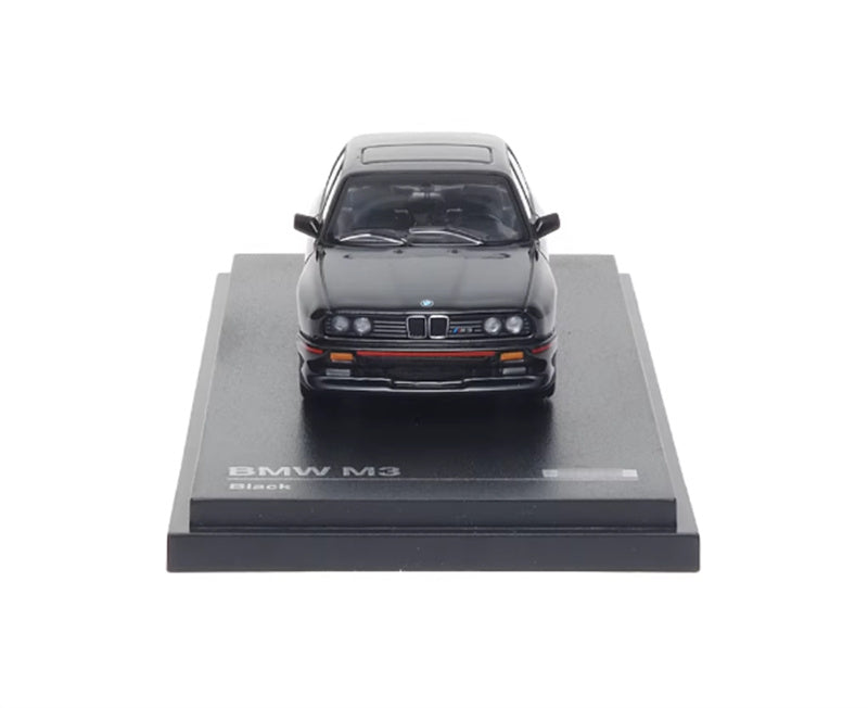 Almost Real BMW M3 E30 Black 1:64 Car Pre-built Airliner Model Display view7
