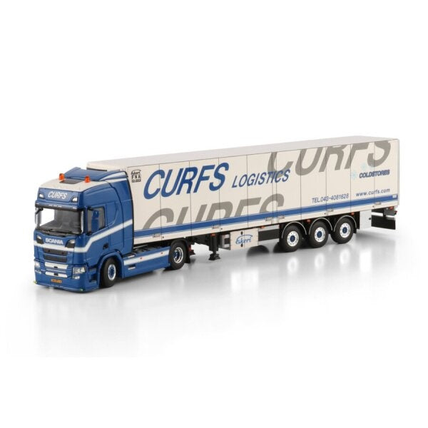 1:50 SCANIA CURFS R CR20H 4X2 REEFER TRAILER 3 AXLE WSI   DIECAST Model