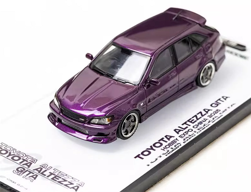 Mortal TOYOTA ALTEZZA GITA IS200 Exhibition HEC Limited Purple Limited Edition 1:64 Car Pre-built Model view1