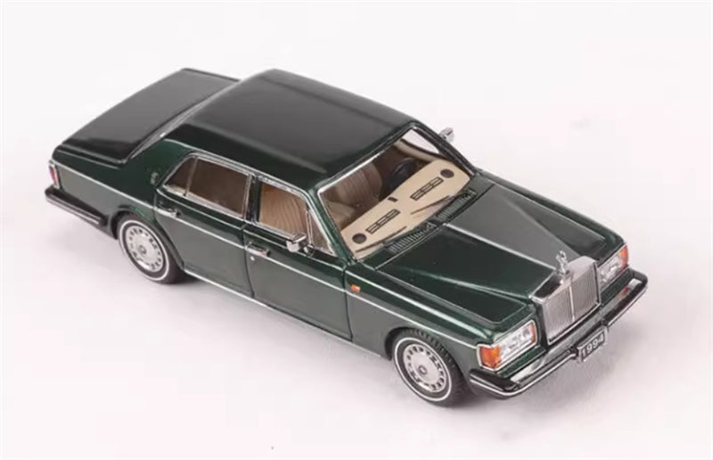 GFCC 1994 Rolls Royce Silver Spur III British Green White waistline Limited Edition LHD 1:64 car Pre-built Model view2