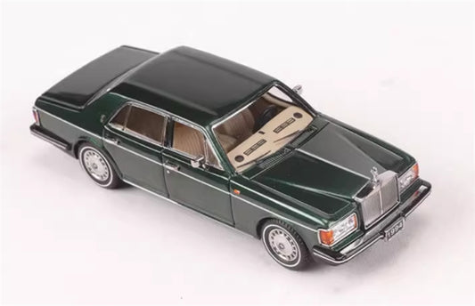 GFCC 1994 Rolls Royce Silver Spur III British Green White waistline Limited Edition LHD 1:64 car Pre-built Model view2