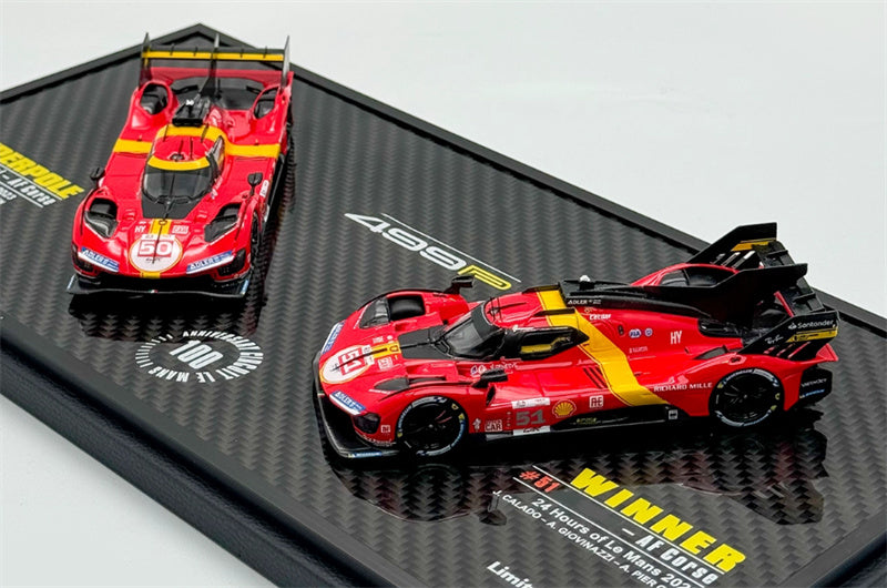 BBR MODELS Ferrari 499P Le Mans 2023 Set #50 and #51 LTD 151PCS 1:43 Car Model view3