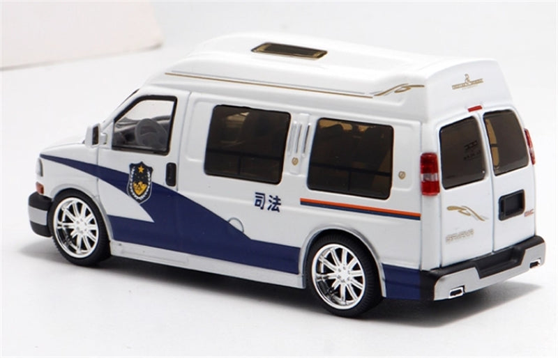 1:64 GMC Savana Business RV White GOC & The Art of Model DIECAST Limited Edition 199pcs ONLY Model