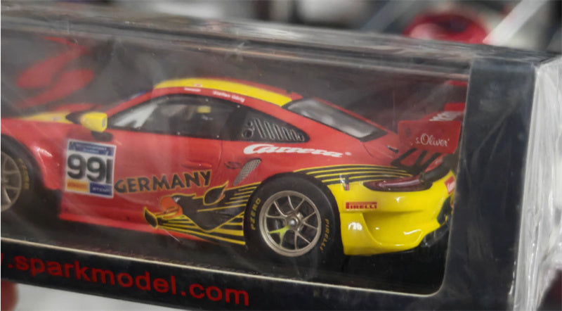 Spark Team Germany Porsch 911 GT3R - FIA Motorsport Games GT Cup Vallelunga S.GORIG - A.RENAUER 1:43 Car Pre-built Model view3