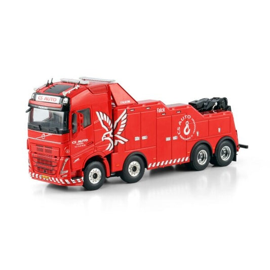 1:50 VOLVO CS AUTO FH5 8X4 WSI  Red DIECAST Model