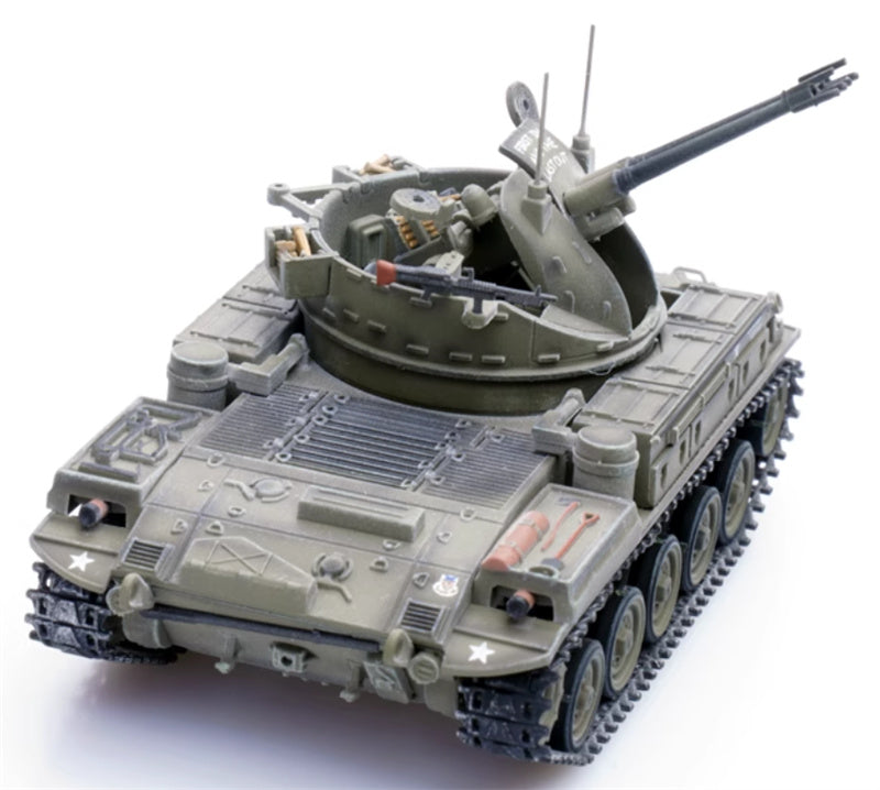 PANZERKAMPF M42 Duster.Vietnam II Field Force 5th Battalion 2nd Field Artillery Regiment 1:72 Tank Pre-built Model