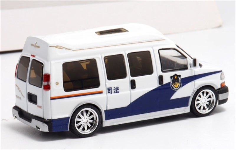 1:64 GMC Savana Business RV White GOC & The Art of Model DIECAST Limited Edition 199pcs ONLY Model