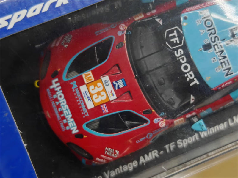 Spark Aston Martin Vantage AMR TF Sport Winner LMGTE Am 24H Le Mans 2022 1:43 Car Pre-built Model view7