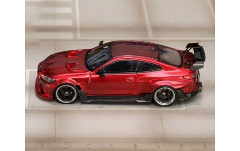 1:64 BMW M4 G82  All carbon red SW  Limited Edition DIECAST Model