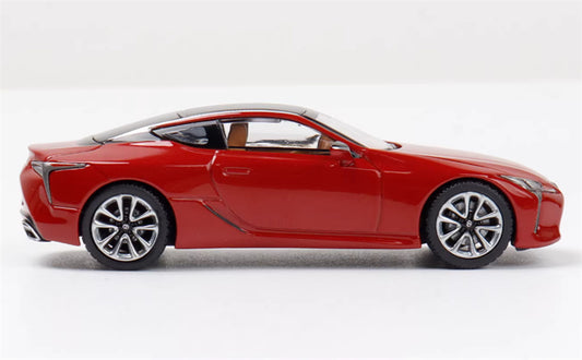 Almost Real Lexus LC500 2018 Radiant Red CL 1:64 Car Pre-built Airliner Model Display view2
