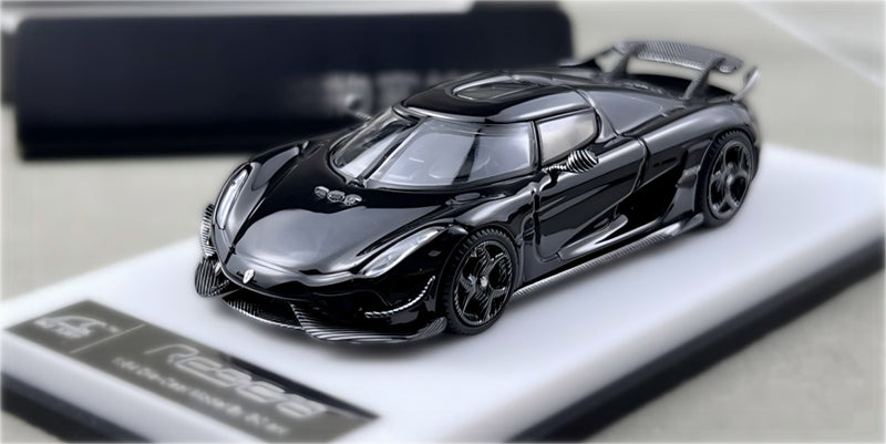 1:64 Koenigsegg Regera Pearlescent Black SC ART DIECAST Civil Car Model