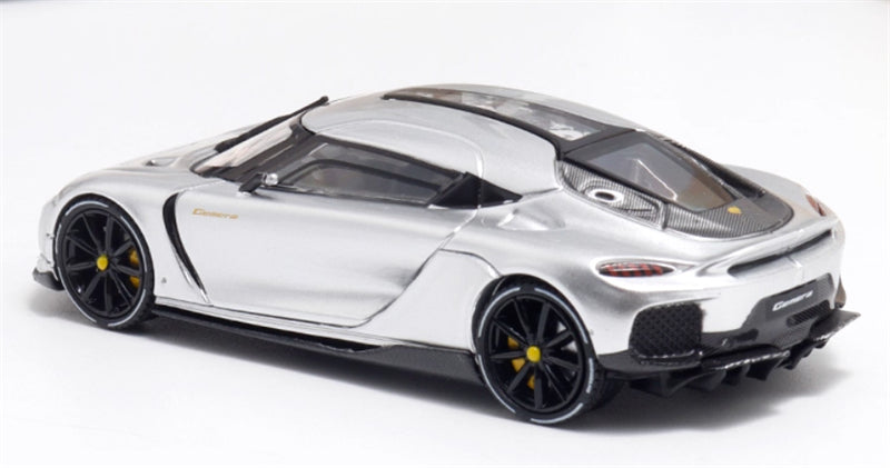 BriScalemicro Koenigsegg Gemera Silver Limited Edition 299PCS ONLY 1:64 Car Pre-built Model view2