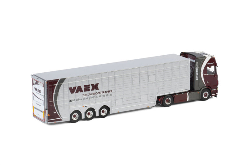 1:50 SCANIA VAEX S CS20H 4X2 TRAILER WSI   Diecast Model