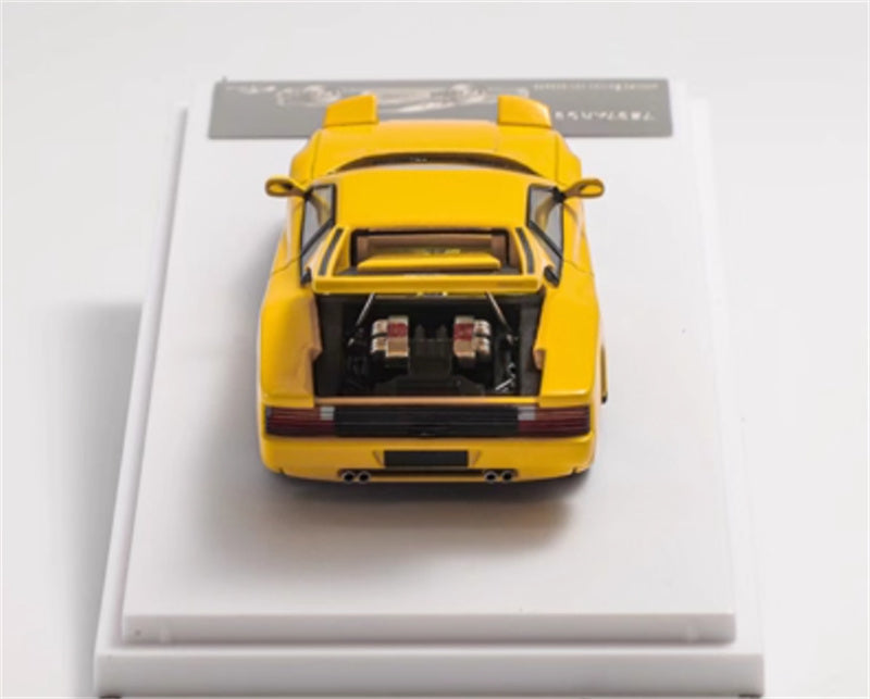 XF MODEL Ferrari Testarossa F110 supercar Yellow 1:64 Car Pre-built Model view8