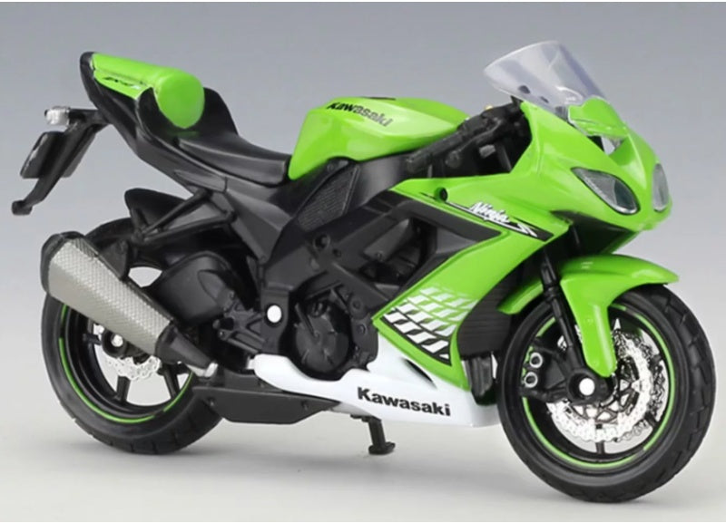 1:18 Kawasaki Ninja ZX-10R  Green  Maisto  Diecast Motorcycle Model