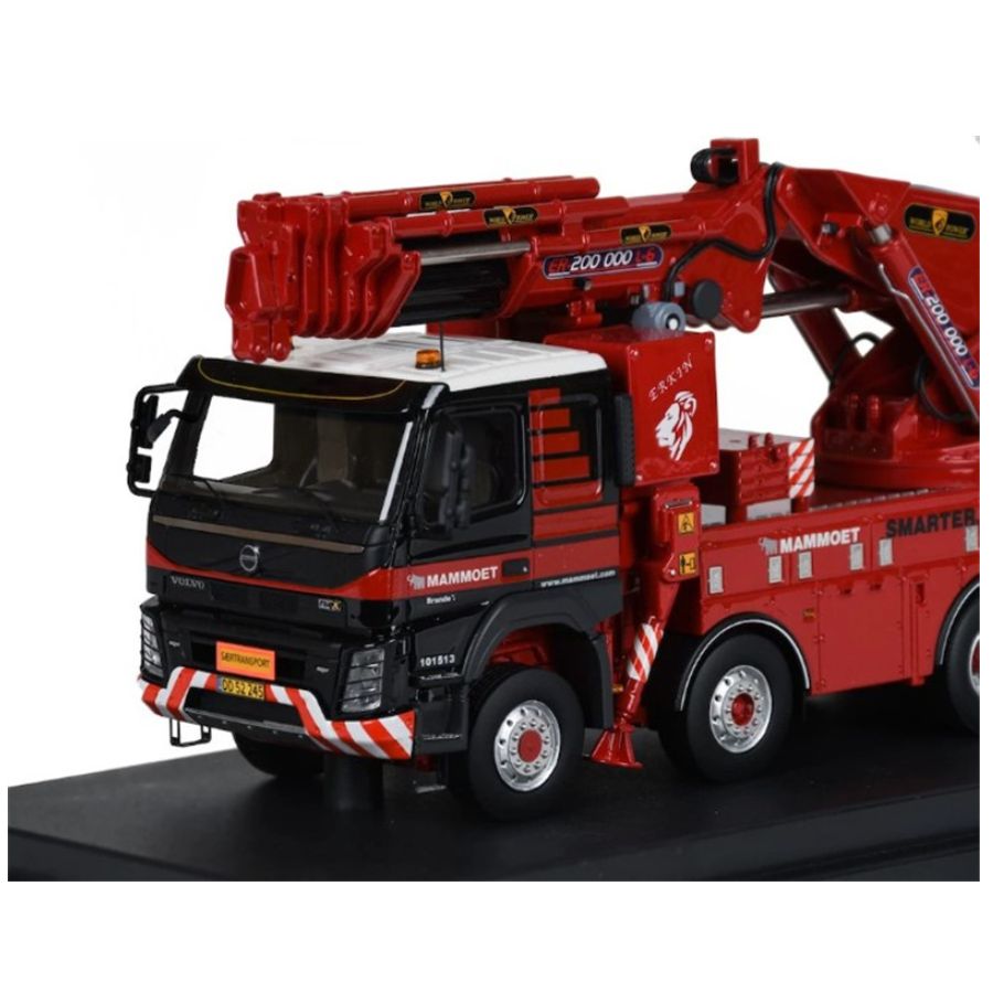 MAMMOET Volvo FMX 8X4 WITH ERKIN ER-200.000 L-6+1 1:50 RESIN Truck