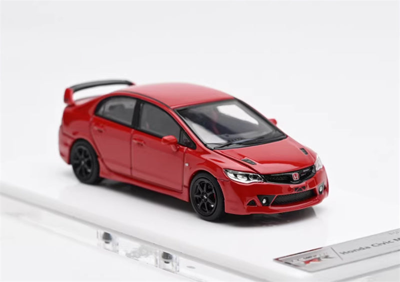MOTORHELIX Honda Civic Mugen RR FD2 Red 1:64 car Pre-built Model view4
