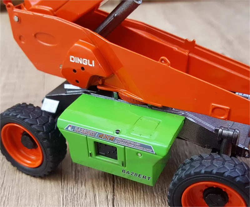 Dingli BA28ERT Self-propelled articulated boom lift 1:35 Truck Pre-built Model