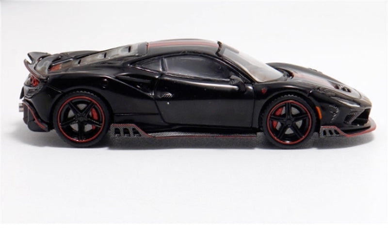 1:64 Ferrari F8 Black D.BoModel&DCM DIECAST Limited Edition 999pcs ONLY Model