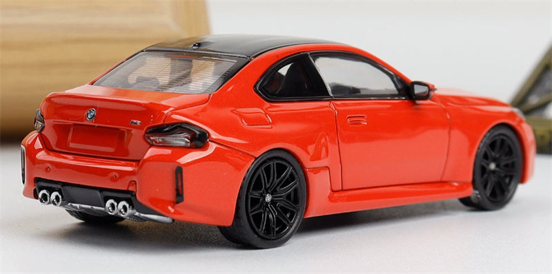 1:64 BMW M2 G87 Toronto Red Howie Model DIECAST Civil Car Model
