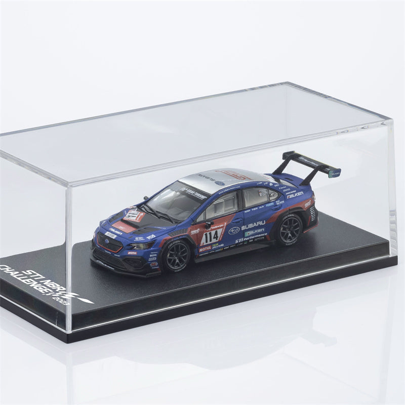 1:64 Subaru WRX STI NBR Challenge #114 2023 Blue KYOSHO Limited Edition 1008PCS ONLY DIECAST Model