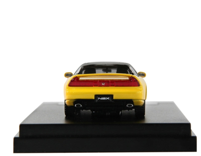 LCD-MODELS Honda NSX MK1 NA1 Yellow with Flipping Headlights 1:64 car Pre-built Model view5
