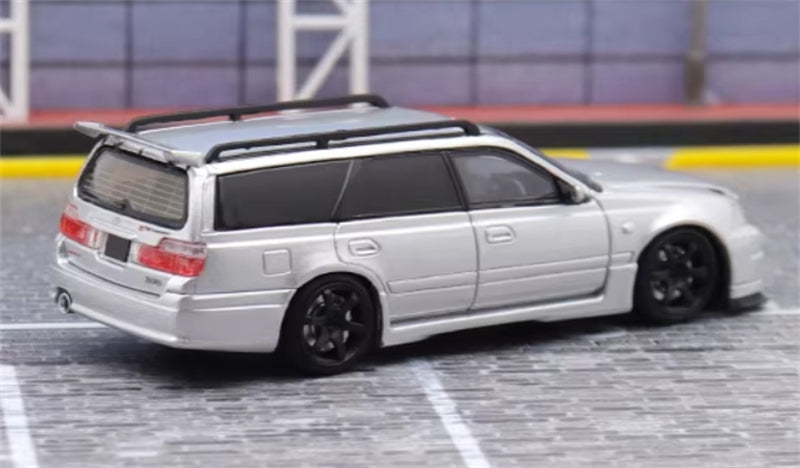 1:64 Nissan Stagea R34 Wagon Silver SW DIECAST Limited Edition 999pcs ONLY Model