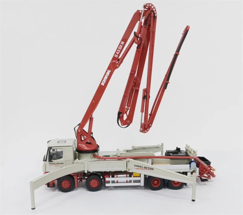 NZG SCHWING S43 SX III Pump Truck Lorry Godel Beton 1:50 DIECAST Truck Lorry