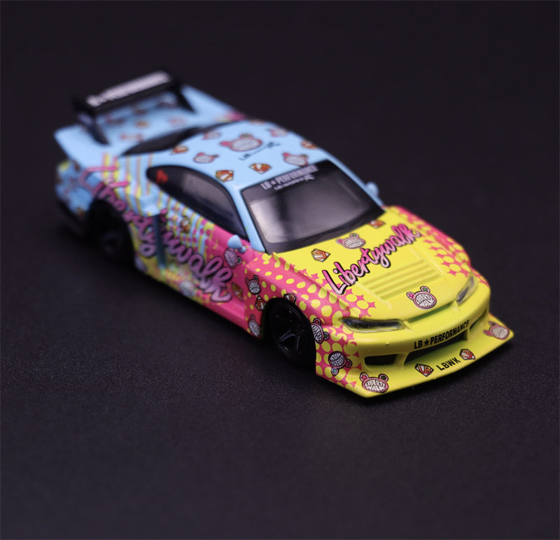 1:64 Nissan SILVIA S15 LB-Super Silhouette LBWK KUMA MINIGT DIECAST Model