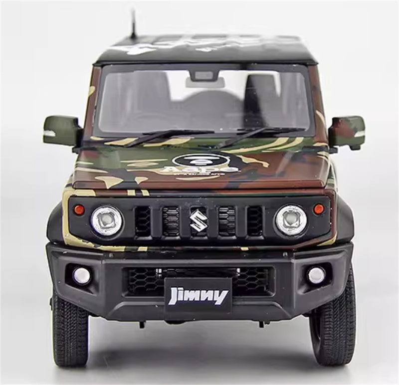 BM Creations Suzuki Jimny JB74 2018 Camouflage Field Edition Right hand drive Limited Edition 600PCS ONLY 1:18 Car Pre-built Model view2