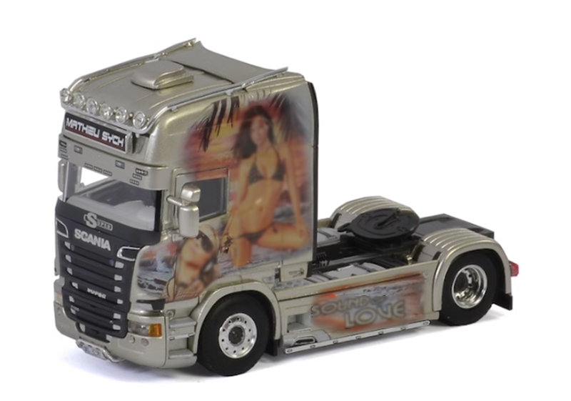WSI SCANIA STREAMLINE TOPLINE 4X2 MATHIEU SYCH 1:50 Car Pre-built Model