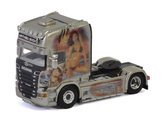 WSI SCANIA STREAMLINE TOPLINE 4X2 MATHIEU SYCH 1:50 Car Pre-built Model