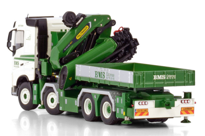 WSI VOLVO FH4 SLEEPER CAB 8X4 WITH PALFINGER PK 165.002 TEC 7 + JIB BMS Odsense A/S 1:50 Model