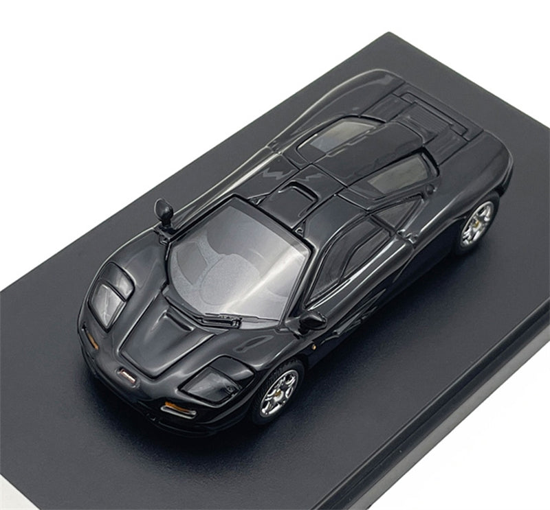 LCD-MODELS Mclaren F1 Super Car Midnight Black 1:64 car Pre-built Model view7