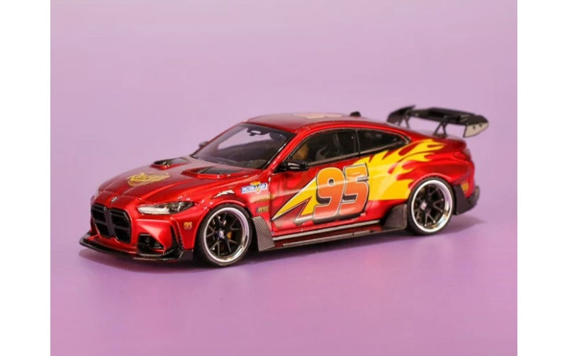 1:64 BMW M4  Red MoreCar  DIECAST Model