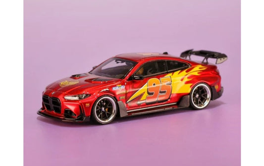 1:64 BMW M4  Red MoreCar  DIECAST Model