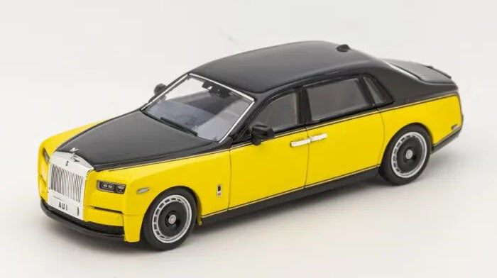 Banana 1:64 Rolls-Royce Phantom EWB Diecast Model HEC Limited Black & Yellow
