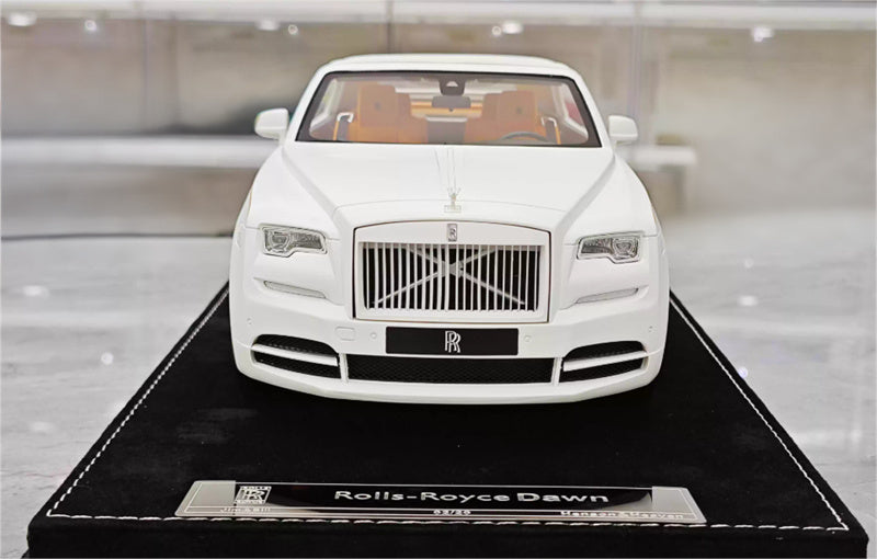 HH Model Rolls Royce Dawn Shadow White Limited Edition 20PCS ONLY 1:18 Car Pre-built Model view10