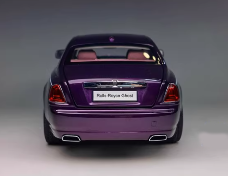 kyosho Rolls Royce RR ghost Nebula Purple 1:18car Pre-a Model