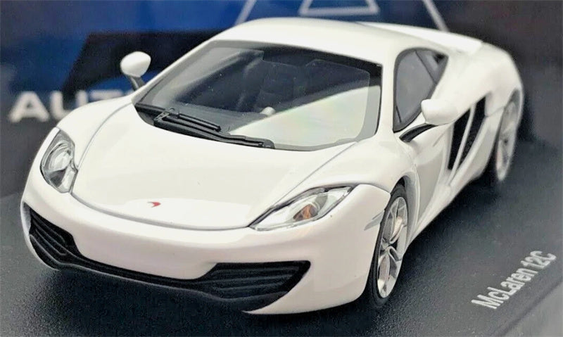 AUTOART McLaren MP4-12C white supercar 1:43 Car Pre-built Model view1