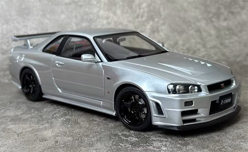 AUTOART NISMO GTR R34 Z-TUNE SILVER 1:18 Car Pre-a Model