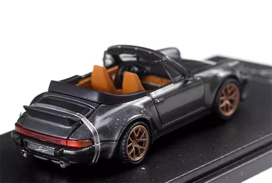 Rhino Model Porsche Singer Turbo Study 930 carbon gray 1:64 Car Pre-built Model view2