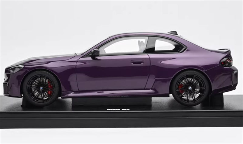 1:18 BMW M2 COUPE 2023 purple  GT SPIRIT Limited Edition Resin Car Model