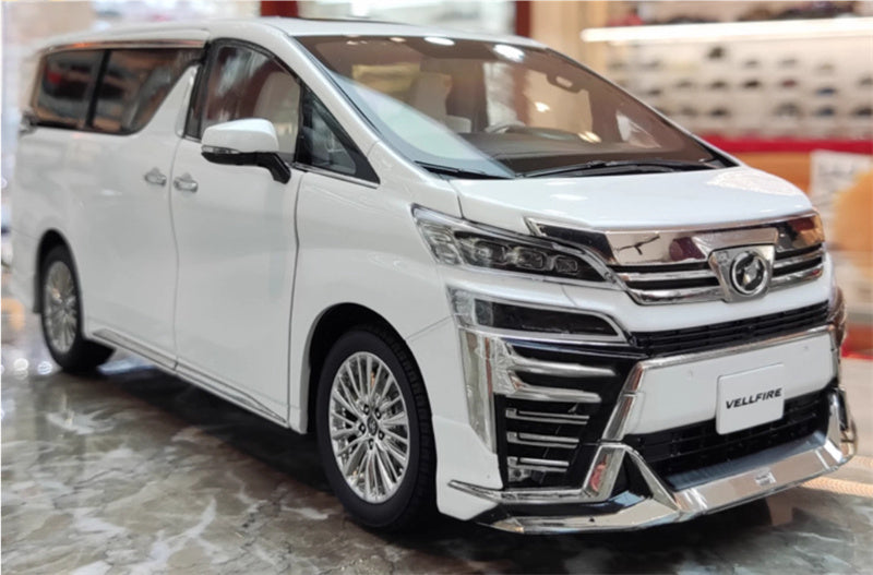 KengFai Toyota Vellfire MPV Business Vehicle white left hand drive 1:18 Car Pre-built Model view11