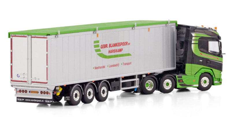 WSI  DAF XG 6X2 TWIN STEER VOLUME TRAILER - 3 AXLE Gebr. Blankespoor By Harskamp 1:50 Truck Pre-built Model