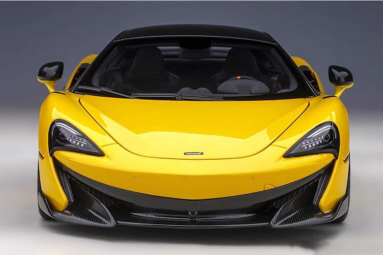 AUTOART McLaren 600LT sports car yellow 1:18car Pre-a Model
