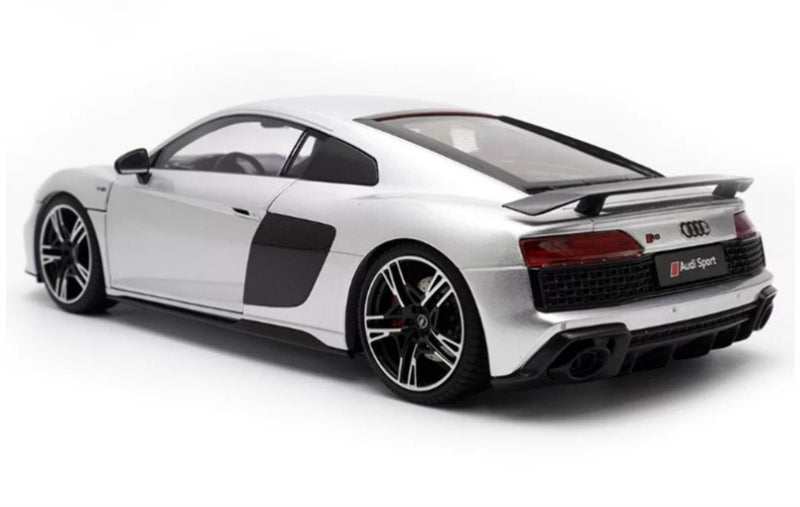 1:18 AUDI R8 Sport 2021 Silver KengFai Hardtop version DIECAST Model
