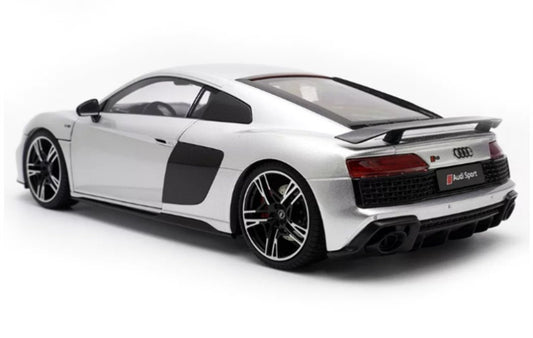 1:18 AUDI R8 Sport 2021 Silver KengFai Hardtop version DIECAST Model